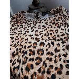 Star Vixen Womens Blouse With Pocket Size Small Tan